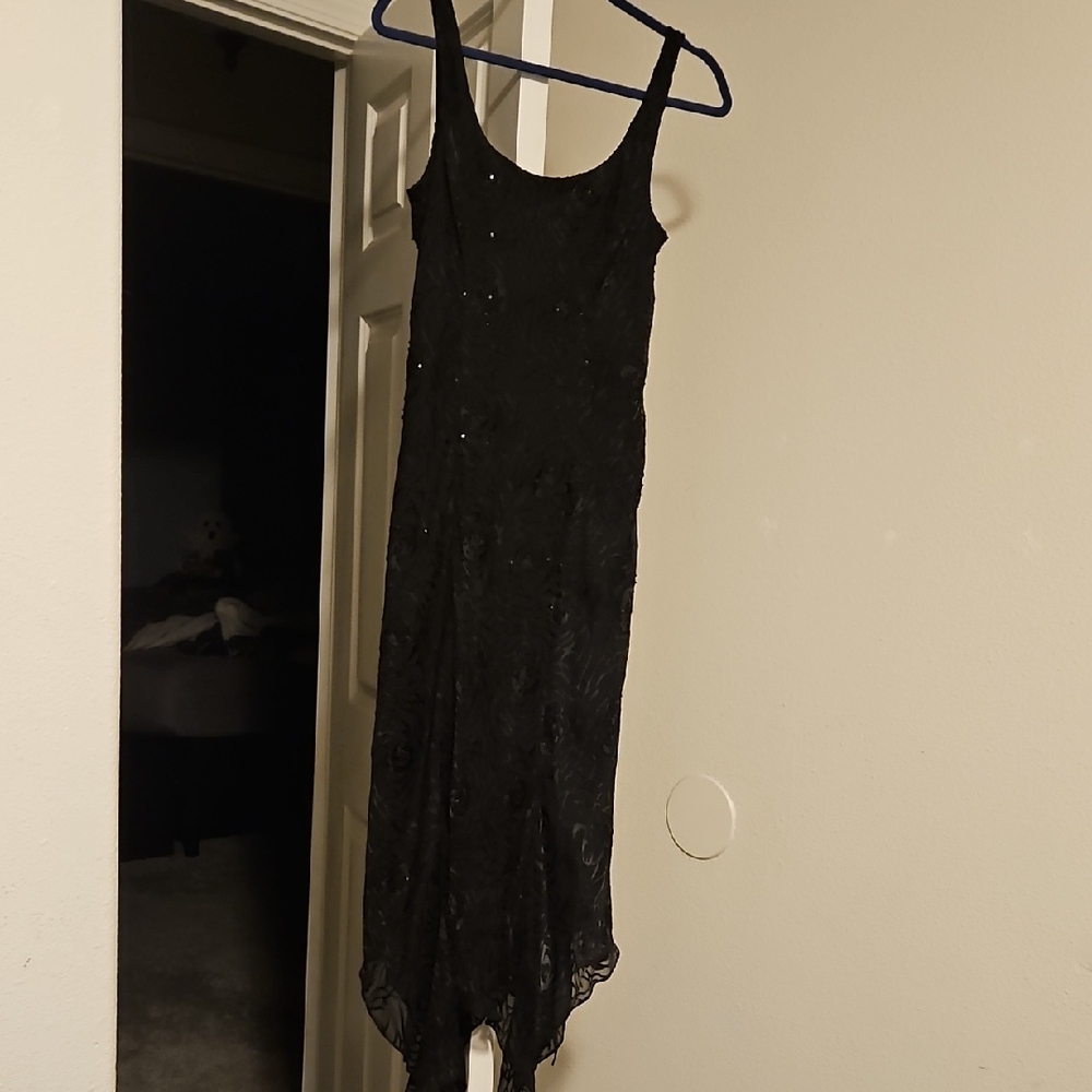 Alex Evenings Black Midi Dress